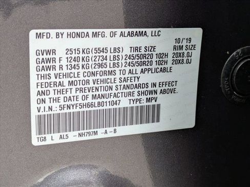 Used 2020 Honda Pilot Touring image 29