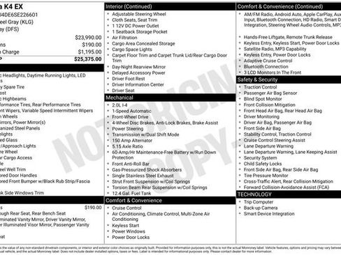 Used 2025 Kia K4 EX FWD image 15