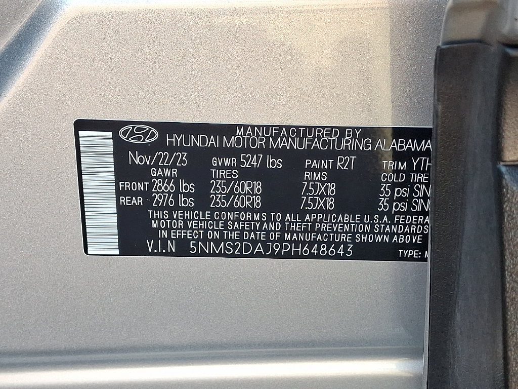 Certified 2023 Hyundai Santa Fe SEL AWD/4WD image 27