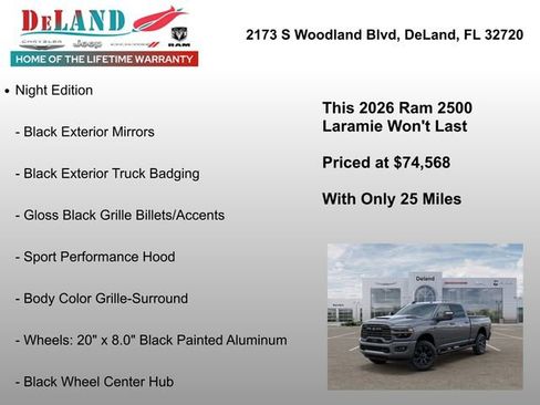 New 2026 RAM 2500 Laramie w/ Night Edition image 31