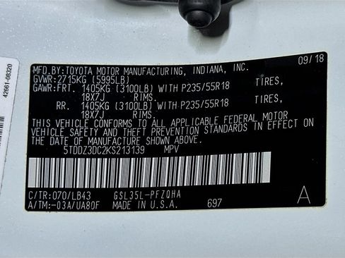 Used 2019 Toyota Sienna Limited Premium w/ Protection Package AWD/4WD image 21