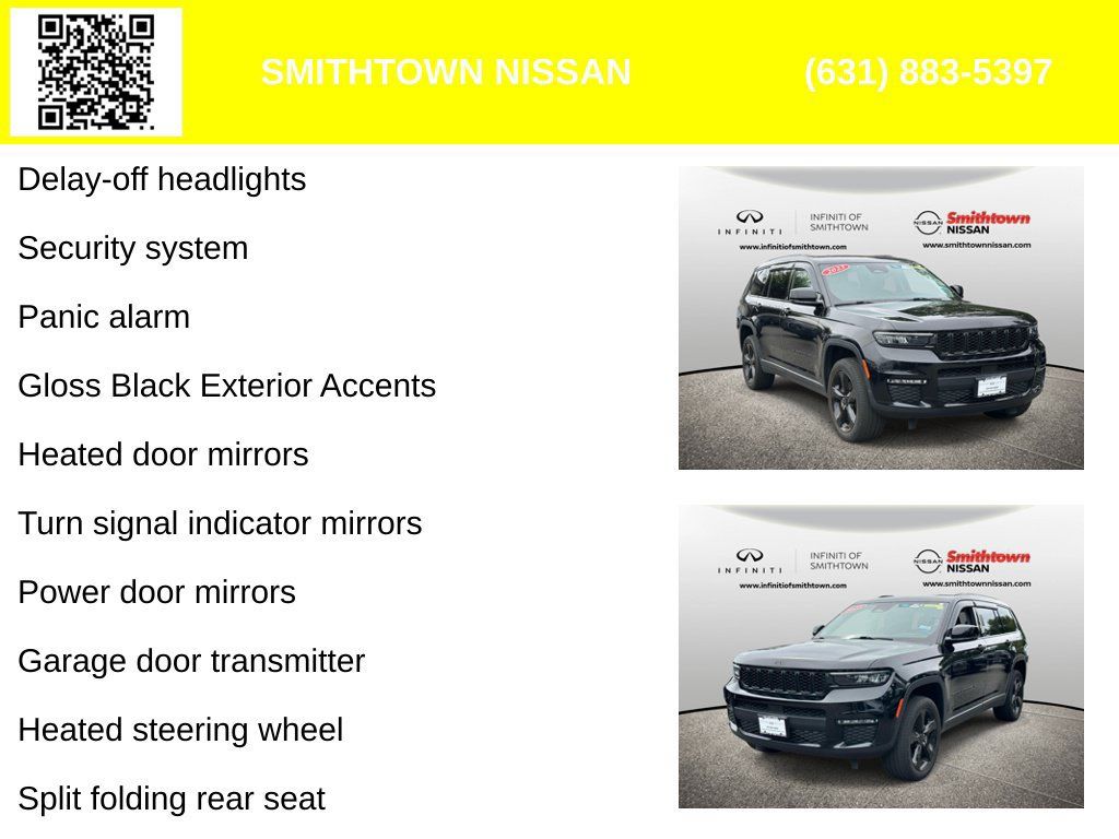 Used 2023 Jeep Grand Cherokee L Limited w/ Black Appearance Package AWD/4WD image 8