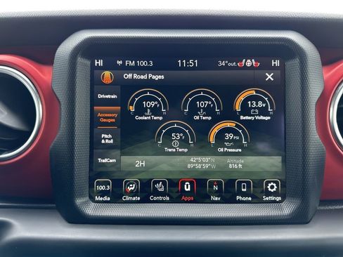 Used 2021 Jeep Wrangler Unlimited Rubicon w/ Uconnect 4C Nav & Sound Group image 40