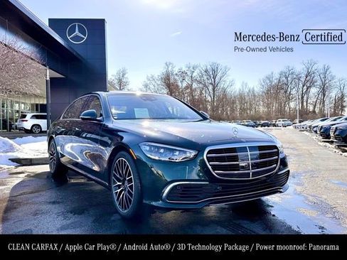 Used 2022 Mercedes-Benz S 580 4MATIC Sedan w/ 3D Technology Package image 1