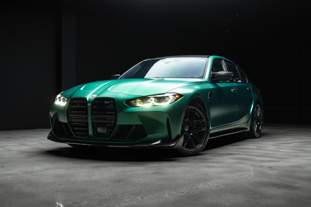 Used 2023 BMW M3 Competition w/ M Carbon Exterior Package RWD image 2