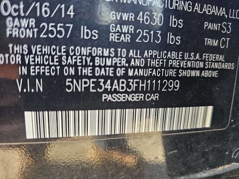 Used 2015 Hyundai Sonata Limited 2.0T image 12