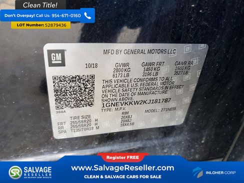 Used 2019 Chevrolet Traverse Premier w/ Redline Edition AWD/4WD image 17