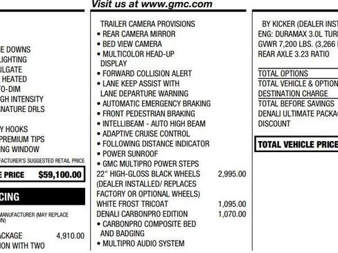 Used 2021 GMC Sierra 1500 Denali w/ Denali Ultimate Package image 7