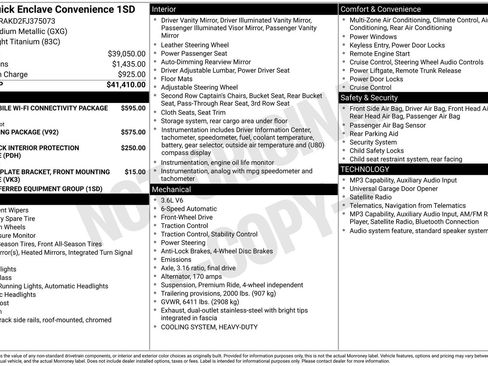Used 2015 Buick Enclave Convenience FWD image 18