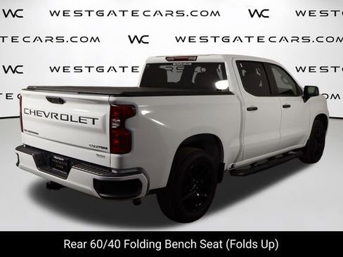 Used 2025 Chevrolet Silverado 1500 Custom w/ LPO, Dark Essentials Package RWD image 43