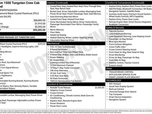 New 2026 RAM 1500 Tungsten AWD/4WD image 47