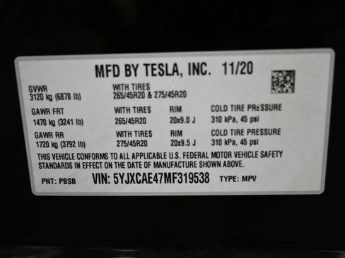 Used 2021 Tesla Model X Performance image 46