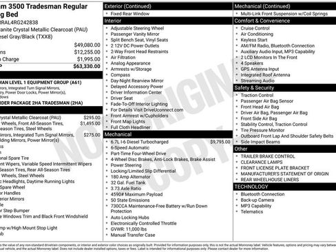 Used 2024 RAM 3500 Tradesman image 32