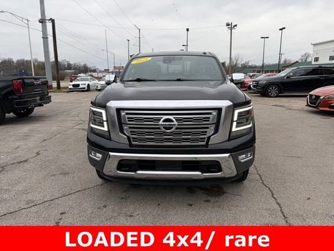 Used 2021 Nissan Titan Platinum Reserve w/ Moonroof Package AWD/4WD image 2