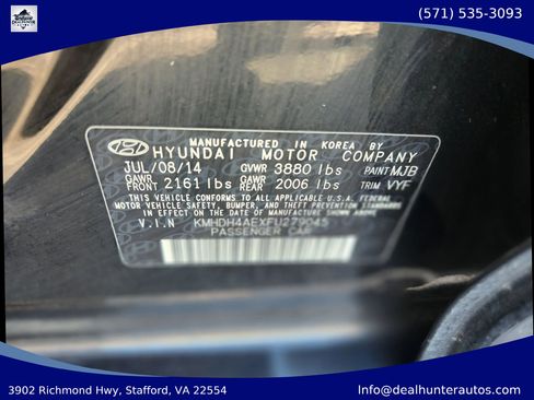 Used 2015 Hyundai Elantra SE w/ Option Group 02 FWD image 32