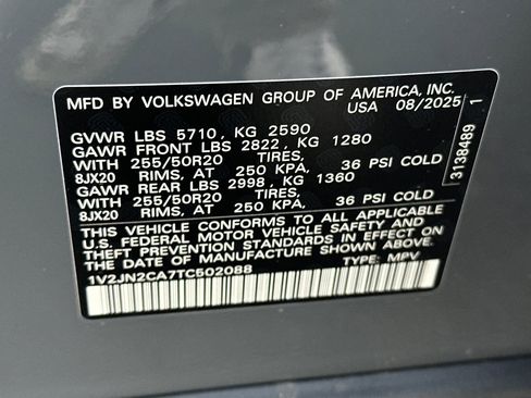 New 2026 Volkswagen Atlas SE FWD image 27