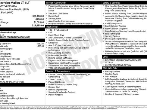 Used 2024 Chevrolet Malibu LT FWD image 34