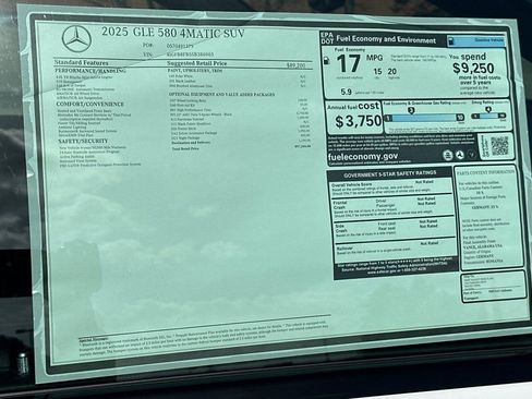 New 2025 Mercedes-Benz GLE 580 4MATIC image 26