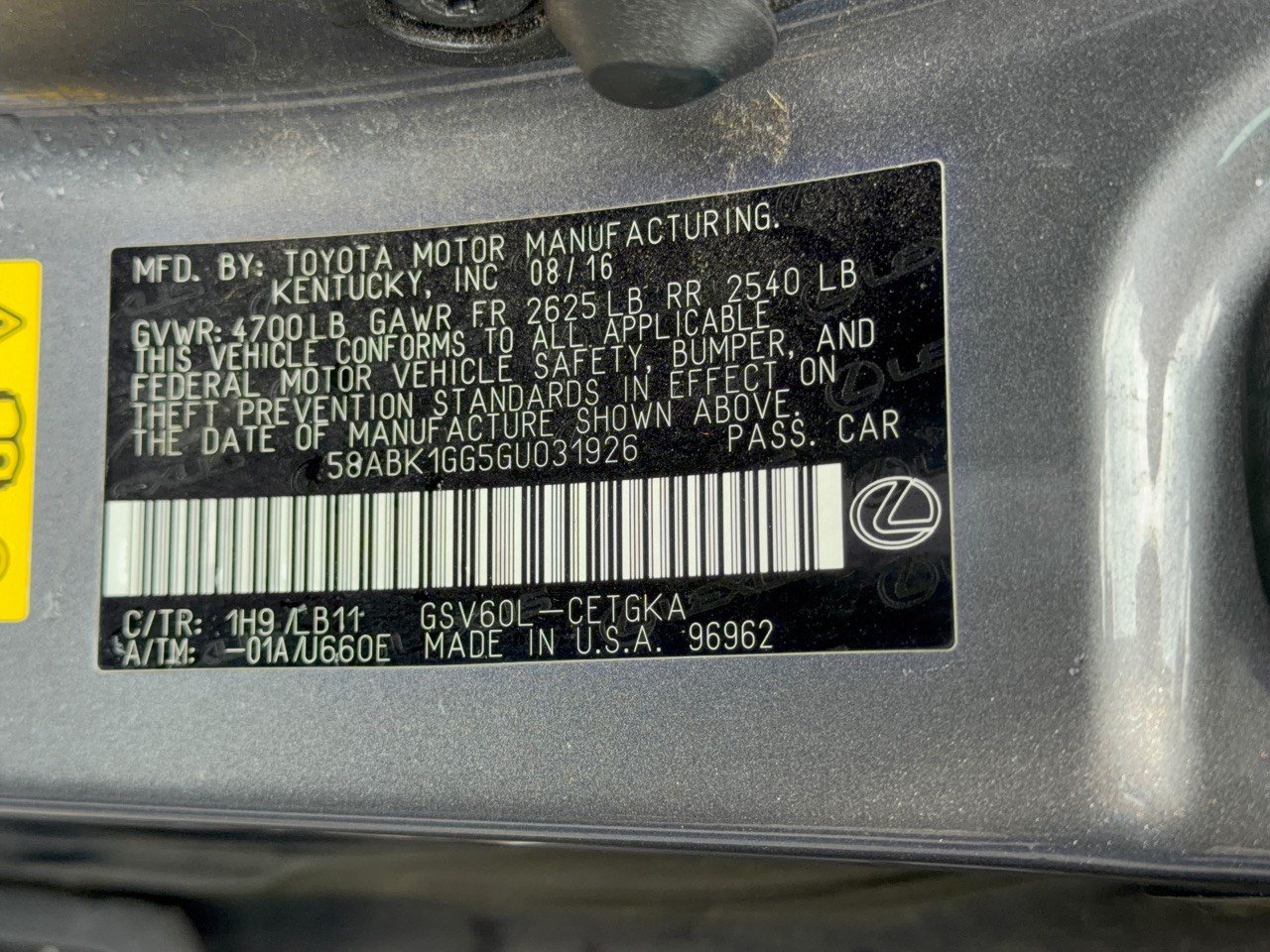 Used 2016 Lexus ES 350 w/ Luxury Package w/Wood Trim FWD image 35