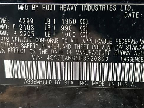 Used 2017 Subaru Impreza 2.0i Limited image 36