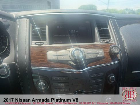 Used 2017 Nissan Armada Platinum w/ Captain Seat Package AWD/4WD image 19