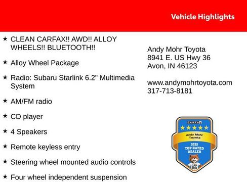 Used 2018 Subaru Forester 2.5i w/ Alloy Wheel Package AWD/4WD image 2