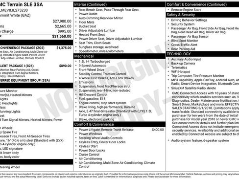 Used 2018 GMC Terrain SLE w/ Driver Convenience Package FWD image 4