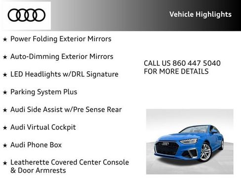 Used 2020 Audi A4 2.0T Premium Plus w/ Premium Plus Package AWD/4WD image 36