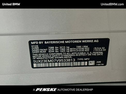 New 2027 BMW X7 xDrive40i AWD/4WD image 16