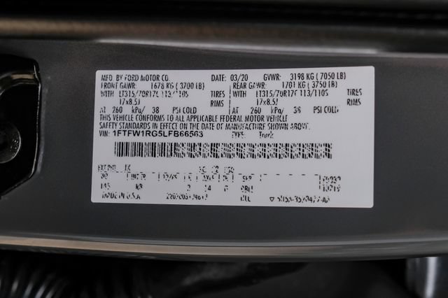 Used 2020 Ford F150 Raptor w/ Equipment Group 802A Luxury AWD/4WD image 77