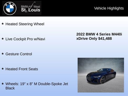 Used 2022 BMW 440i xDrive Coupe w/ Premium Package image 25