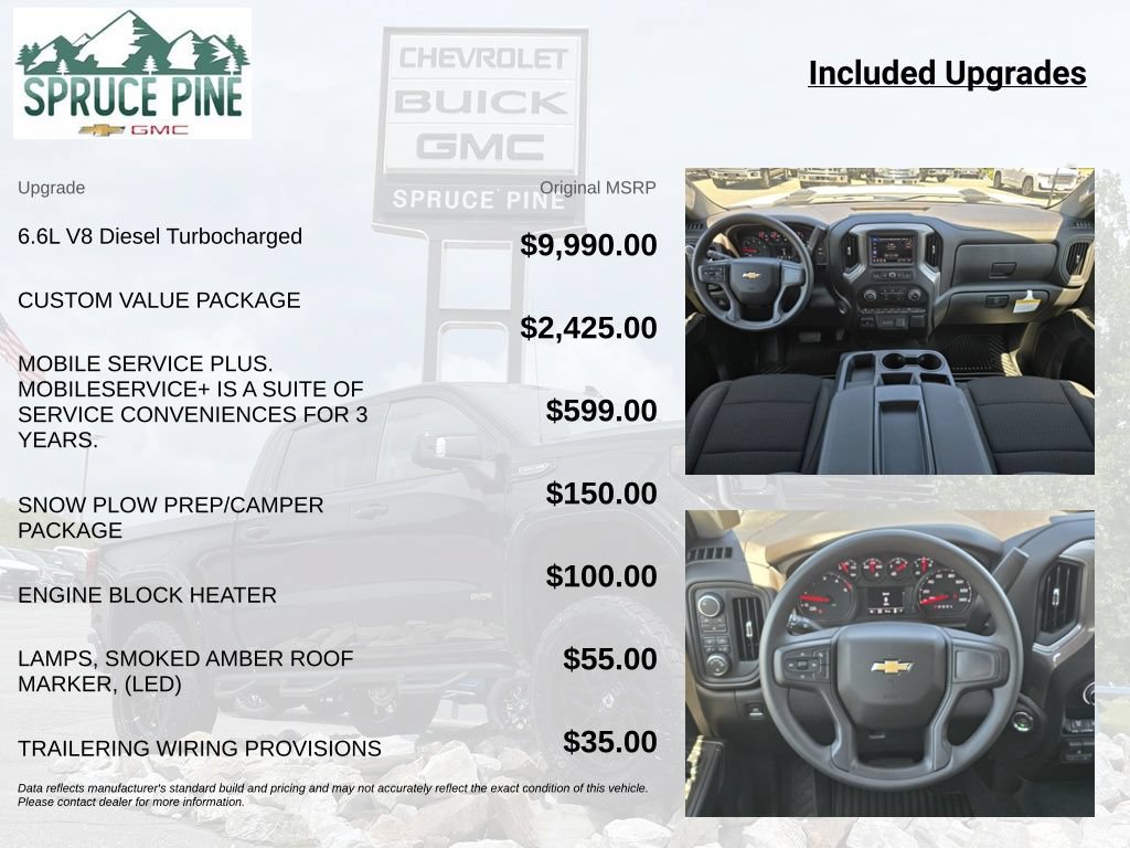 New 2026 Chevrolet Silverado 2500 Custom w/ Custom Value Package AWD/4WD image 9