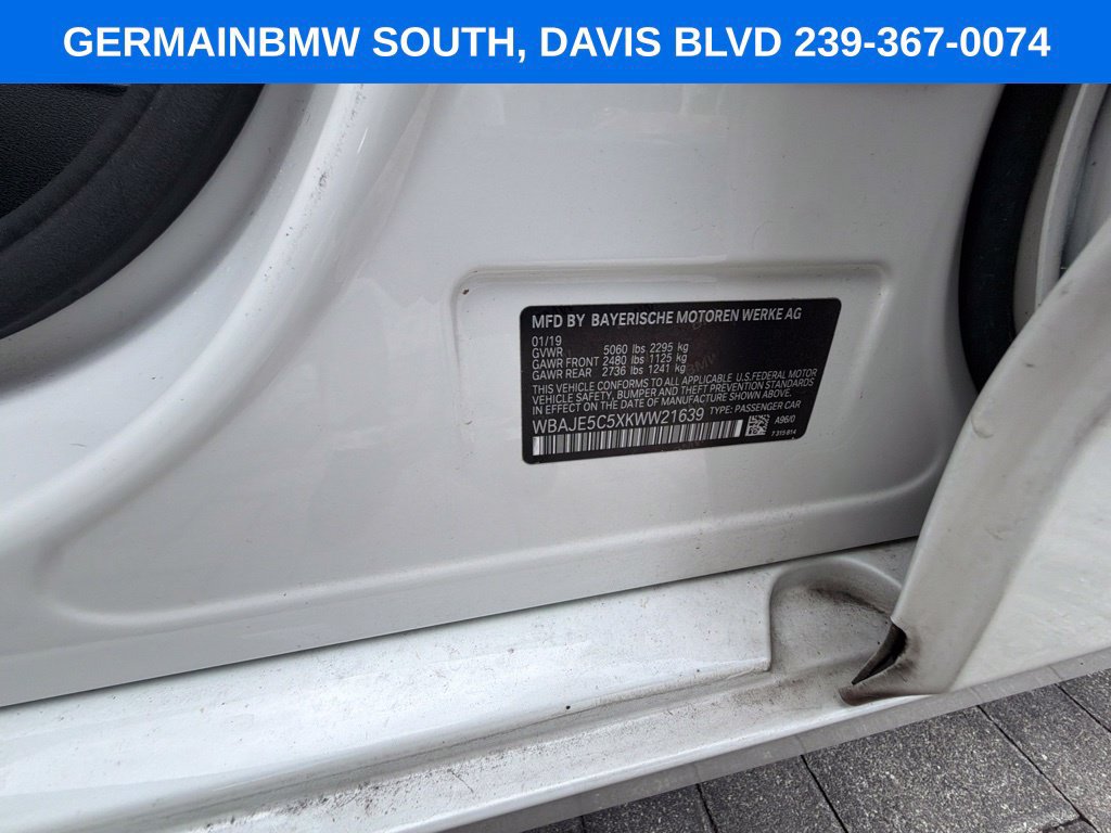 Used 2019 BMW 540i RWD image 22