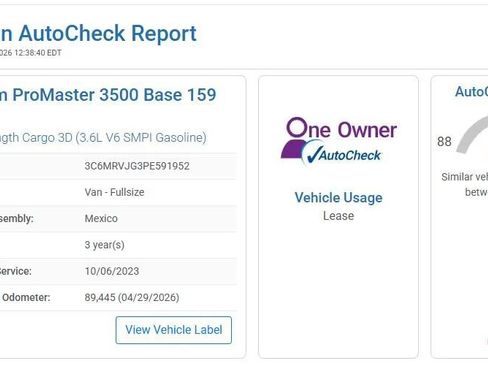Used 2023 RAM ProMaster 3500 w/ Driver Convenience Group FWD image 13
