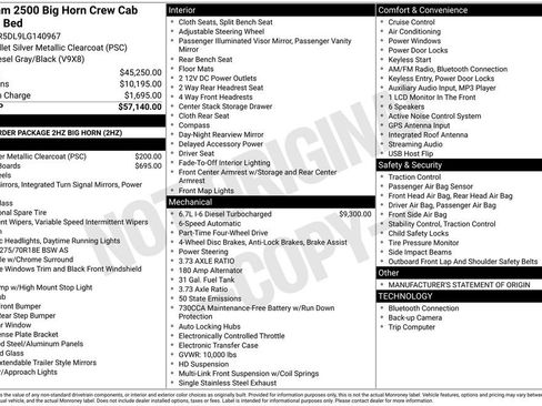 Used 2020 RAM 2500 Big Horn image 2