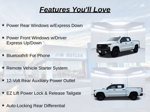 Used 2022 Chevrolet Silverado 1500 LT Trail Boss w/ LPO, Dark Essentials Package AWD/4WD image 31