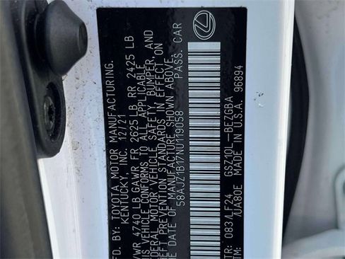 Used 2022 Lexus ES 350 F Sport image 25