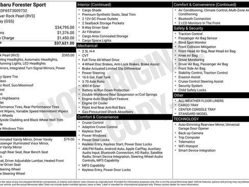 Certified 2026 Subaru Forester Sport AWD/4WD image 35