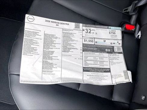 New 2026 Nissan Sentra SR w/ SR Premium Package FWD image 13