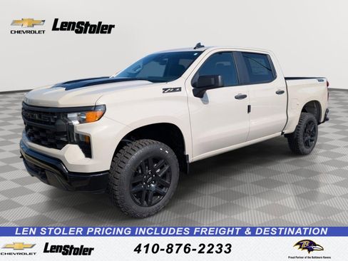 New 2026 Chevrolet Silverado 1500 Custom Trail Boss w/ Dark Appearance Package AWD/4WD image 1
