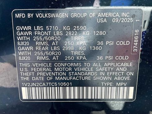 New 2026 Volkswagen Atlas SE FWD image 18