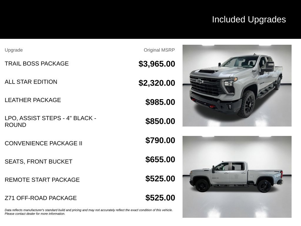 Used 2025 Chevrolet Silverado 2500 LT w/ Trail Boss Package AWD/4WD image 7