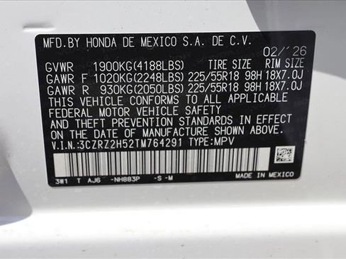 New 2026 Honda HR-V Sport image 24