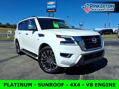 Used 2021 Nissan Armada Platinum w/ Captain's Chairs Package