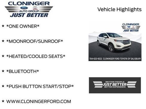 Used 2016 Ford Edge Titanium w/ Equipment Group 302A FWD image 3