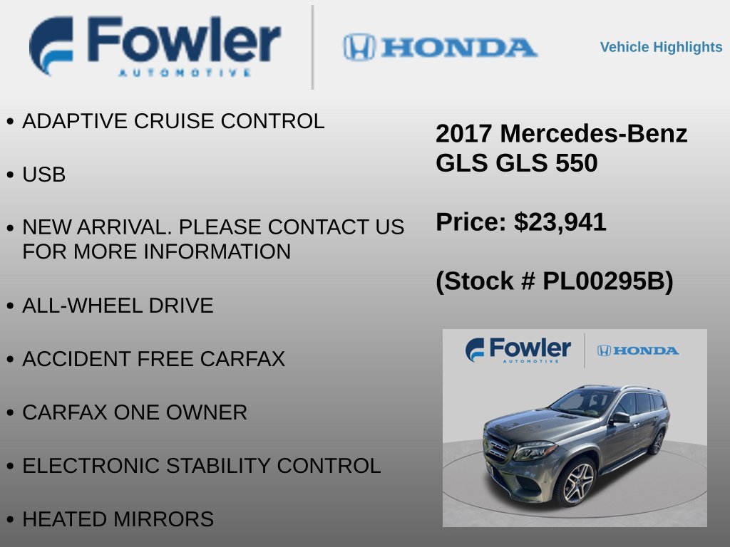 Used 2017 Mercedes-Benz GLS 550 4MATIC image 16