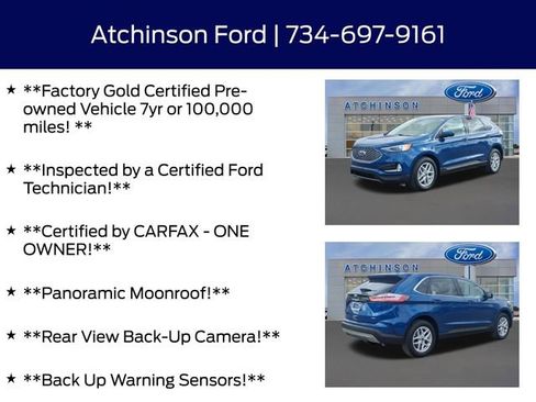 Certified 2023 Ford Edge SEL w/ Convenience Package AWD/4WD image 5