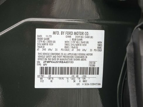 Certified 2024 Ford Edge SEL w/ Convenience Package AWD/4WD image 25