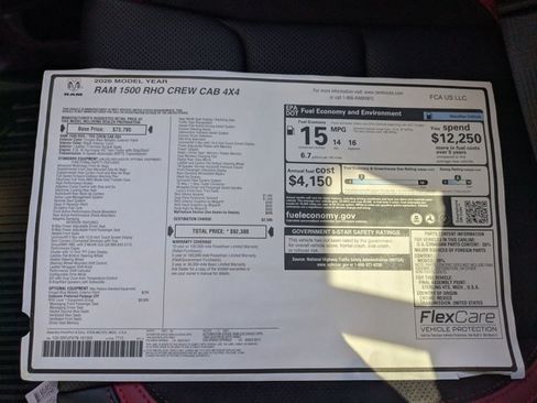 New 2026 RAM 1500 RHO w/ RHO Level 1 Equipment Group AWD/4WD image 16