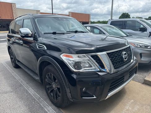 Used 2018 Nissan Armada Platinum w/ Captain Seat Package AWD/4WD image 2
